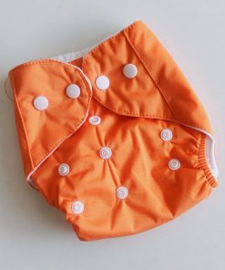 Reusable zDiaper/Color Cloth Diaper - Orange - CDP1
