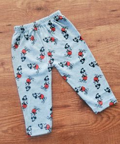 Unisex Daily Wear Pant - Grey with Red Mickey - DPT1