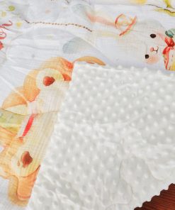 Alternative view of Muslin Baby Quilt - Lovely Lion - BL1