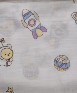 Bamboo Cotton Swaddle - Space - SW1 - Image 2