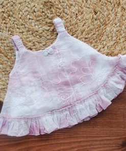 Alternative view of Premium Top and Shorts - GTSH - Light Pink and White Top and Pink Denim Shorts
