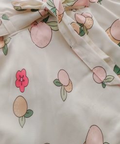 Alternative view of Girls Frock - FRK- Cream with Fruits