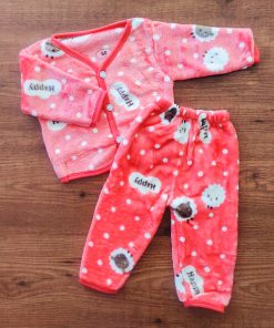 Winter Wear Sweater - Dark Pink with Happy Sheet  - WWS1
