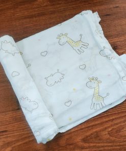 Bamboo Cotton Swaddle - Giraffe - SW1