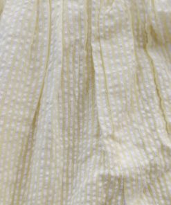 Alternative view of Girls Romper/Jumpsuit - White with Yellow Strip - GRMP