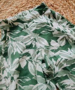 Alternative view of Premium Top and Pant -  Green and White Leaf Print - GTP1