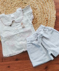 Premium Top and Shorts - Biscuit - GTP1