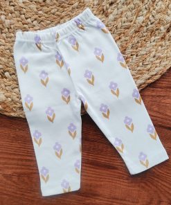 Unisex Daily Wear Pant - Purple Floral - DPT1