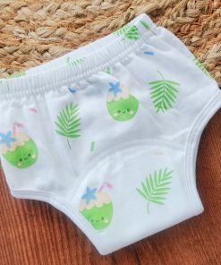 Padded underwear - Organic Cotton - White with Tender Coconut Juice - PU1