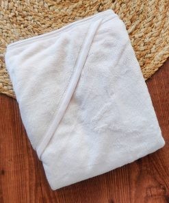 Fleece Hooded Blanket - 90x90cm - Light Pink - HBL