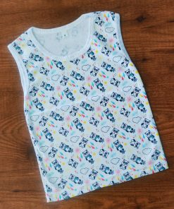 Vest Sleeveless - White with Kung Fu Panda - VT1
