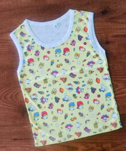 Vest Sleeveless - Yellow with Sanrio Hello Kitty and Friends Oxford  - VT