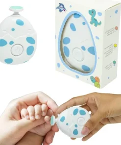 Alternative view of Baby Electric Nail Trimmer - NT01 - White and Blue Egg