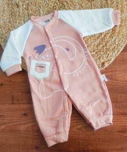 Jumpsuit (Romper) - Dark Peach Elephant - RMP1