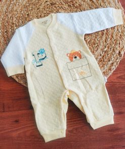 Jumpsuit (Romper) - Yellow and White - RMP1