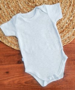 Romper/Onesie - Grey Strip - AZBS