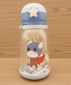Sipper/Water Bottle - Light blue with Blue - WB1