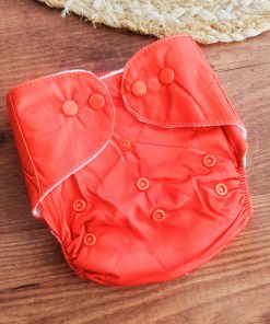 Reusable Diaper/Color Cloth Diaper - Red - CDP1