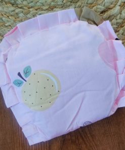 Cotton Rai Pillow - Pink with Fruit - PL1