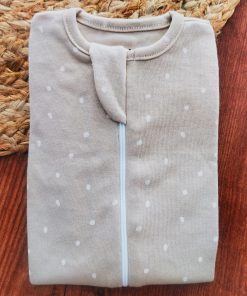 Sleeping Suit - Brown White Dot - SS1 - Image 2