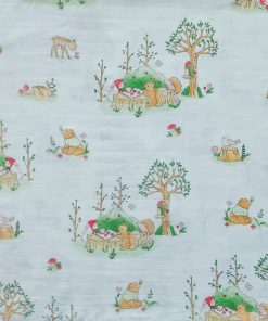 Alternative view of Muslin Cotton Swaddle 110x110cm - Pack of 2 - Fish and Duck + Forest Animal - SW1