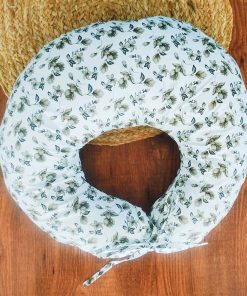 Mother Feeding Pillow  - Brown Flower - MFPL