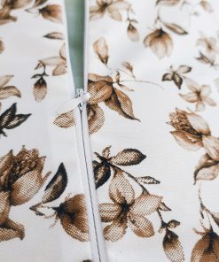 Mother Feeding Pillow  - Brown Flower - MFPL - Image 2