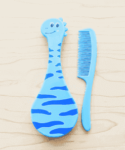 Baby Comb and Brush Set - Blue Dino - CB1