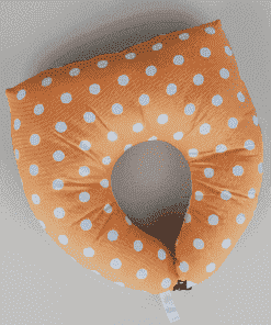 Mother Feeding Pillow - Yellow with Orange Circle - MFPL - Image 2