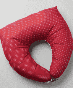 Mother Feeding Pillow  - Maroon and White Zigzag - MFPL - Image 2