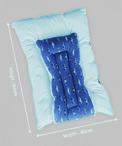 Soft Cotton Kangaroo Wrapper - Dark Blue with Car and Light Blue - KW1 - Image 2