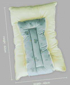 Soft Cotton Kangaroo Wrapper - Light Green with Dino and Yellow - KW1 - Image 2