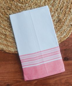 Mother Cotton Bath Towel - Red -  MBT