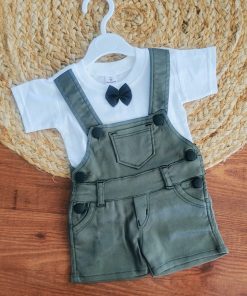 Boys Romper - Dark Green - BRP