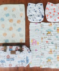 Assorted Prints Diaper Essential kit( Pack Of 6) - HK1