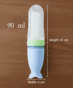 Alternative view of Silicone Food Feeder - NRFF3 - Blue