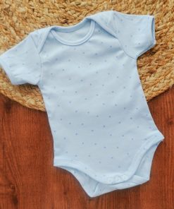 Romper/Onesie - Blue with Blue Star - AZBS