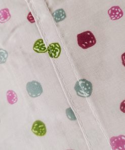 Cotton Cradle Cloth - Light Lavender with Color Full Print - CC1 - Image 2