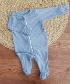 Sleeping Suit - Blue White Stripe - SS1