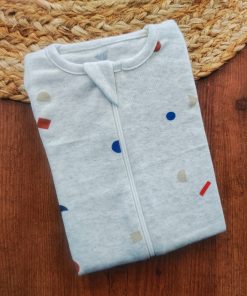 Sleeping Suit - Light Gray with Shapes - SS1 - Image 2