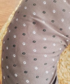 Mother Feeding Pillow -Brown with White and Black Print - MFPL - Image 2