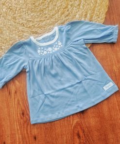 Girls Casual Frock - Dusty Blue - FRK