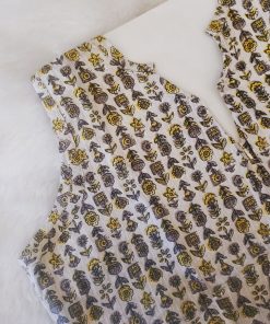 Alternative view of Maternity Casual Feeding Dress - MCFK - Ash and Yellow Floral