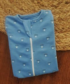 Sleeping Suit - Blue with Small Stars - SS1 - Image 2