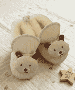 Baby Booties  - Yellow Bear - BTS1