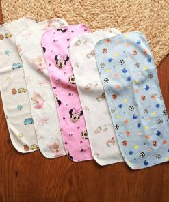 Assorted Cotton Color Burp Cloth - Pack of 5 - 45x18cm -  - BP1