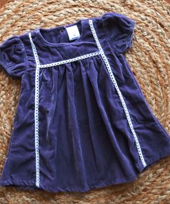 Velvet Frock  - Dark Purple- DFK