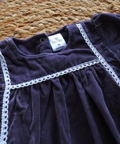 Velvet Frock - Dark Purple- DFK - Image 2
