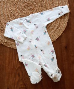 Sleeping Suit - Off White with Fairy Girl - SS1