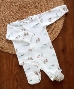 Sleeping Suit - Off White with House and Donkey - SS1